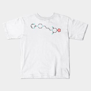 Buspar Chemical Structure Kids T-Shirt